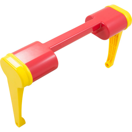 Handle, Maytronics Dolphin Orion, Red and Yellow : 9995685 - Maytronics - 718117197970 - PartsForSpas.com