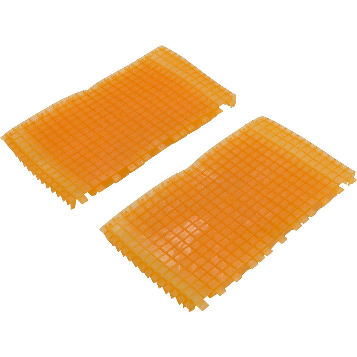 PVC Brush, Maytronics Dolphin Wave 65, Clear Orange, Qty 2 : 6101543-R2 - Maytronics - 6101543-R2 - PartsForSpas.com