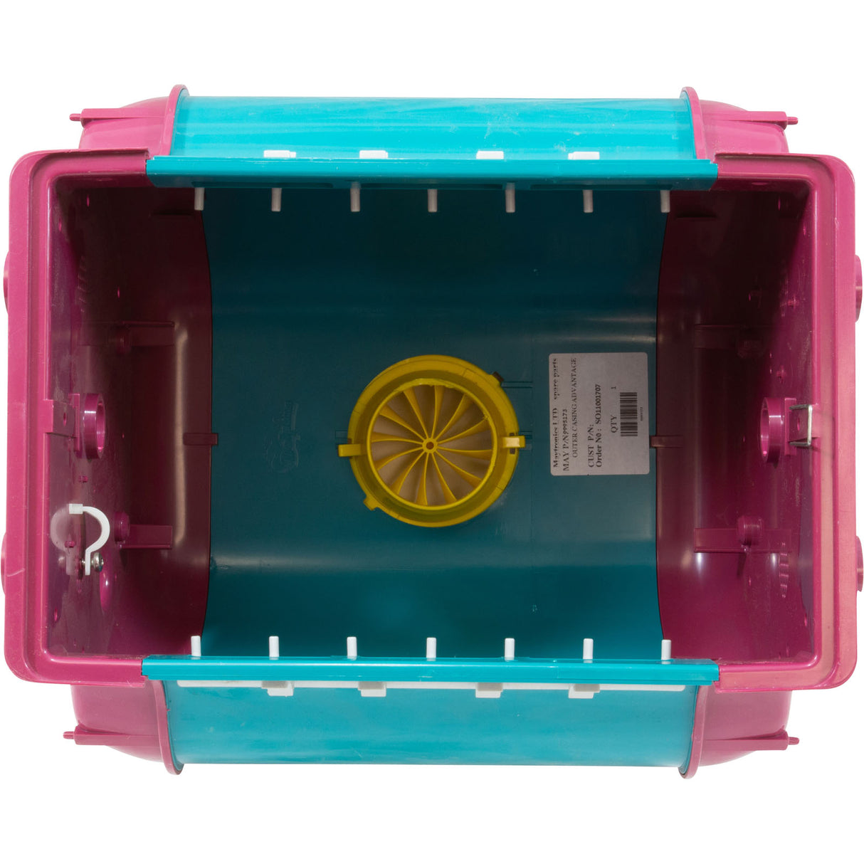 Outer Casing, Maytronics Dolphin, Turquoise and Magenta : 9995173 - Maytronics - 718117202124 - PartsForSpas.com