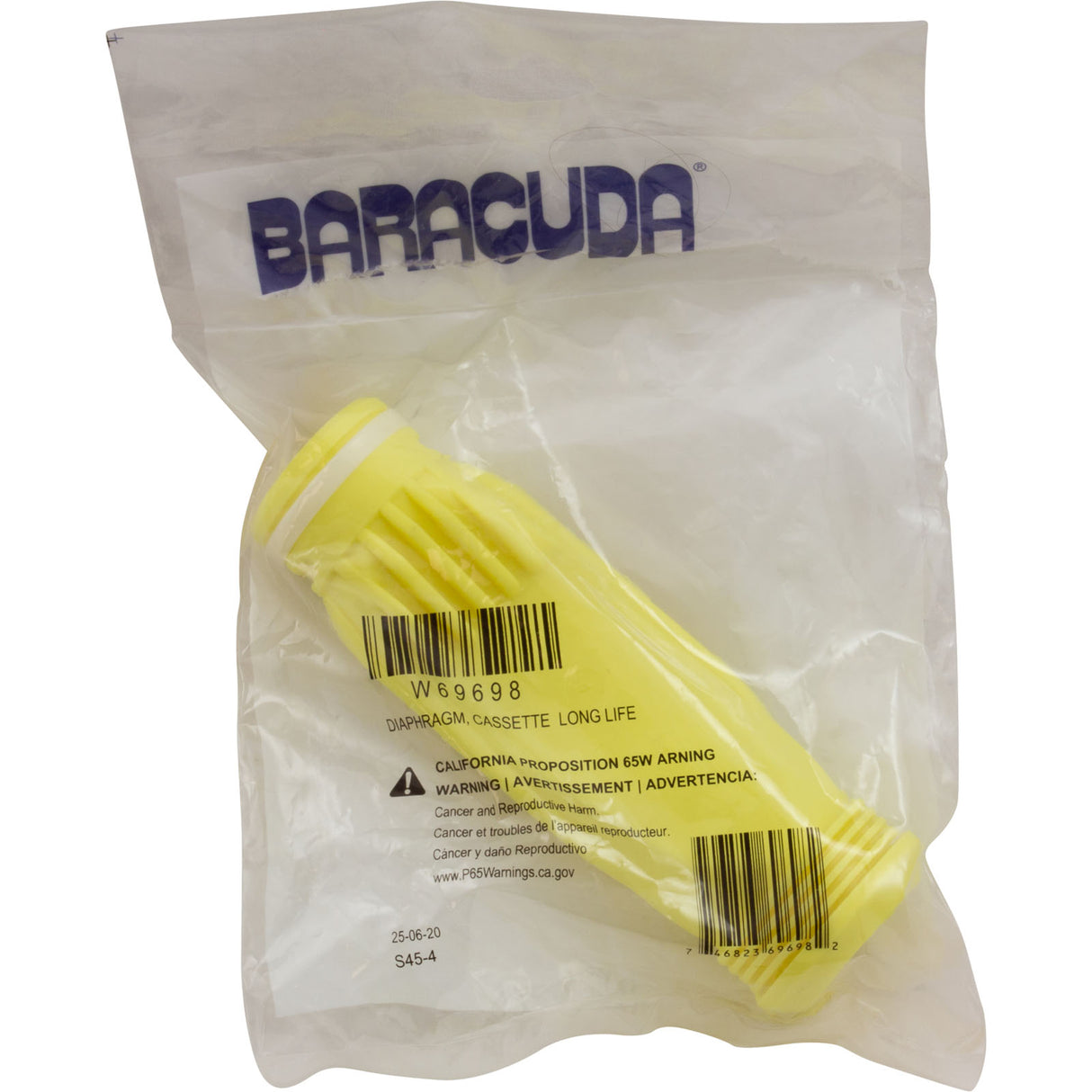Cassette Diaphragm, Zodiac Baracuda 2500/G3/Ranger/Zoom Clnr : W69698