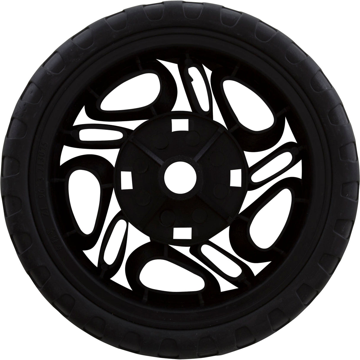 Wheel Assembly, Aqua Products, 2670BK Drilled : S2670BK-H - Aqua Products - S2670BK-H - PartsForSpas.com