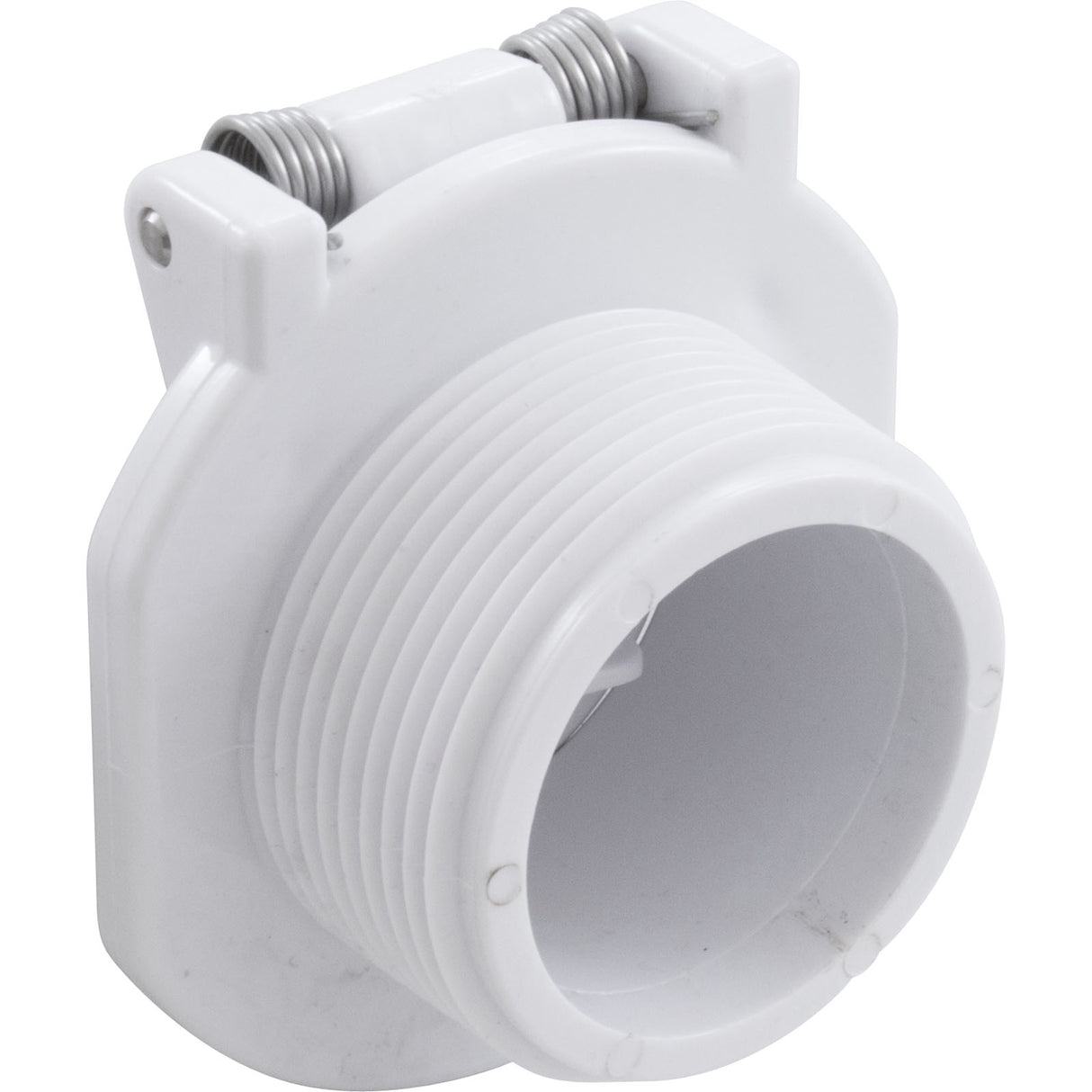 Vac Lock Safety Wall Fitting, Hywd Nav/Pool Vac, 1-1/2"mpt, Wht : W400BWHP - Hayward - 0610377059824 - PartsForSpas.com