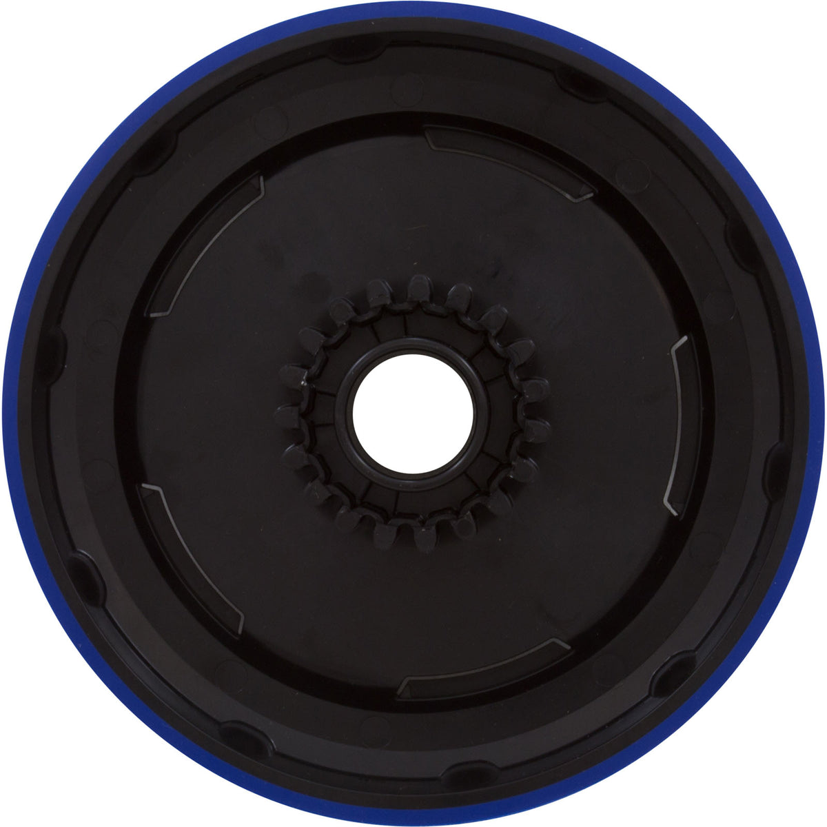 Wheel Rim & Tire, 4 Pack, Hayward AquaVac 500, Black/Blue : RCX341113BKBL