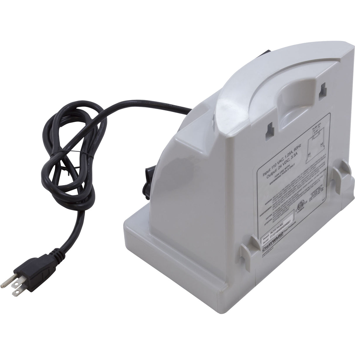 Power Supply, Hayward TigerShark Quick Clean, 115v, w/5ft Cord : RCX97453QC - Hayward - 0610377140164 - PartsForSpas.com