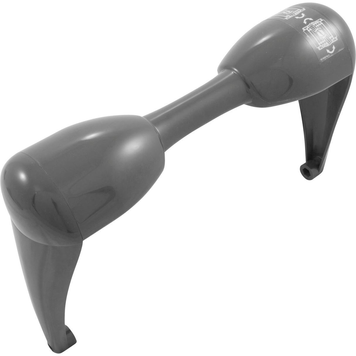 Handle Assembly, Hayward TigerShark, New Version, Dark Gray : RCX97007 - Hayward - 0610377118989 - PartsForSpas.com