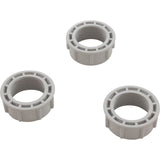 Mender Nut, Hayward TriVac 500/700, Gray, qty 3 : TVX7000MNPK3 - Hayward - 0610377301350 - PartsForSpas.com