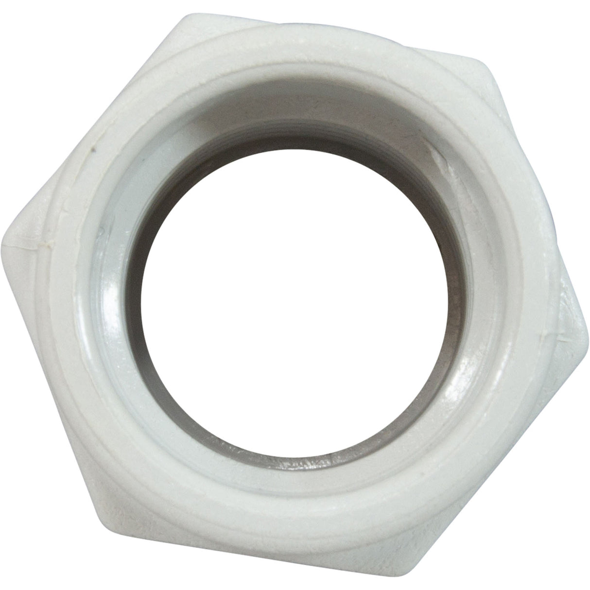Mender Nut, Hayward TriVac 500/700, White, qty 3 : TVX6000MNPK3 - Hayward - 0610377301428 - PartsForSpas.com
