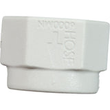 Mender Nut, Hayward TriVac 500/700, White, qty 3 : TVX6000MNPK3 - Hayward - 0610377301428 - PartsForSpas.com