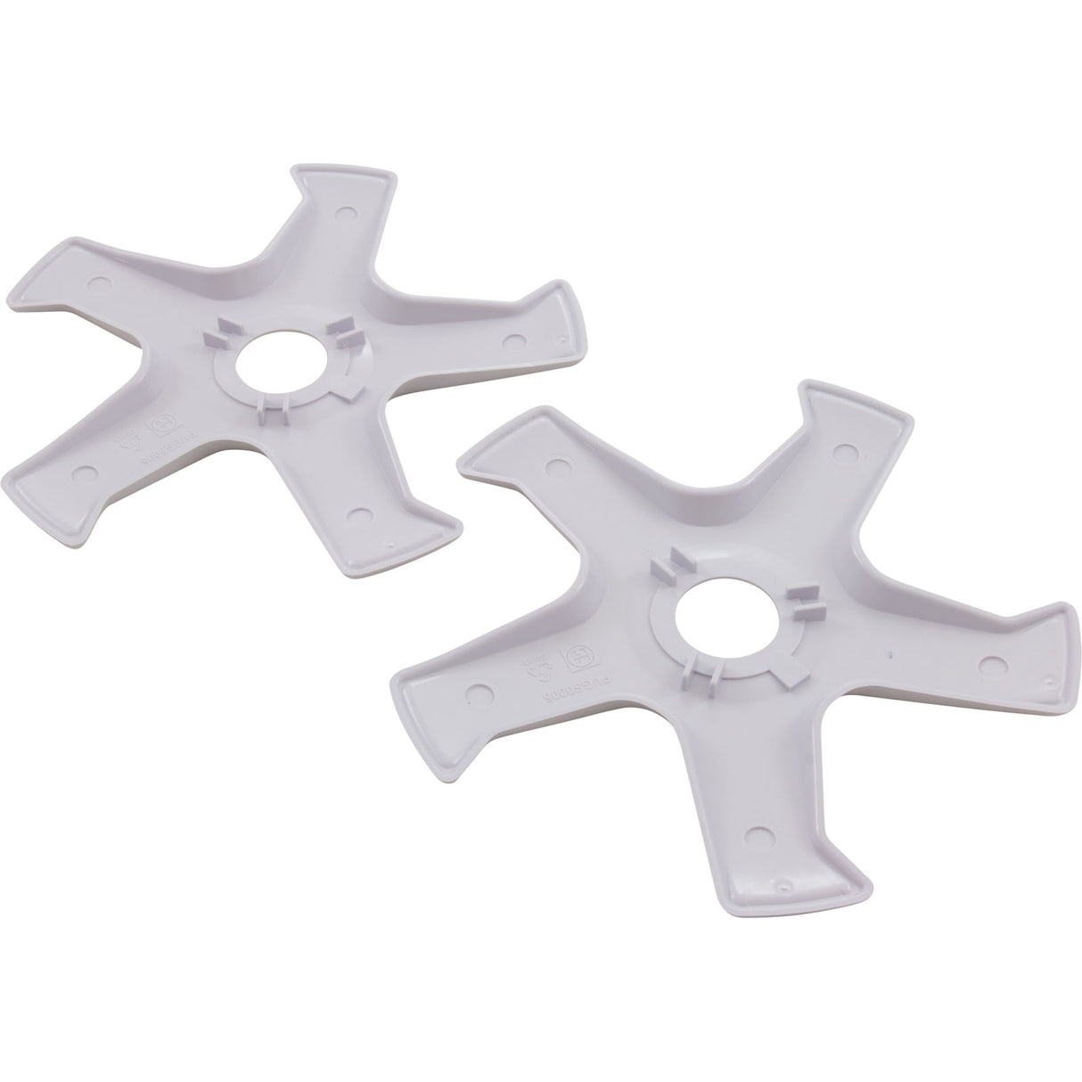 Hub Cap, Hayward AquaNaut/TriVac 700, Metal, 5-Spoke, Gry, qty 2 : PVXS005PK2-237 - Hayward - 0610377289405 - PartsForSpas.com