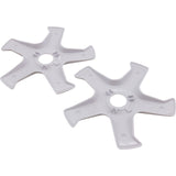 Hub Cap, Hayward AquaNaut/TriVac 700, Metal, 5-Spoke, Gry, qty 2 : PVXS005PK2-237 - Hayward - 0610377289405 - PartsForSpas.com