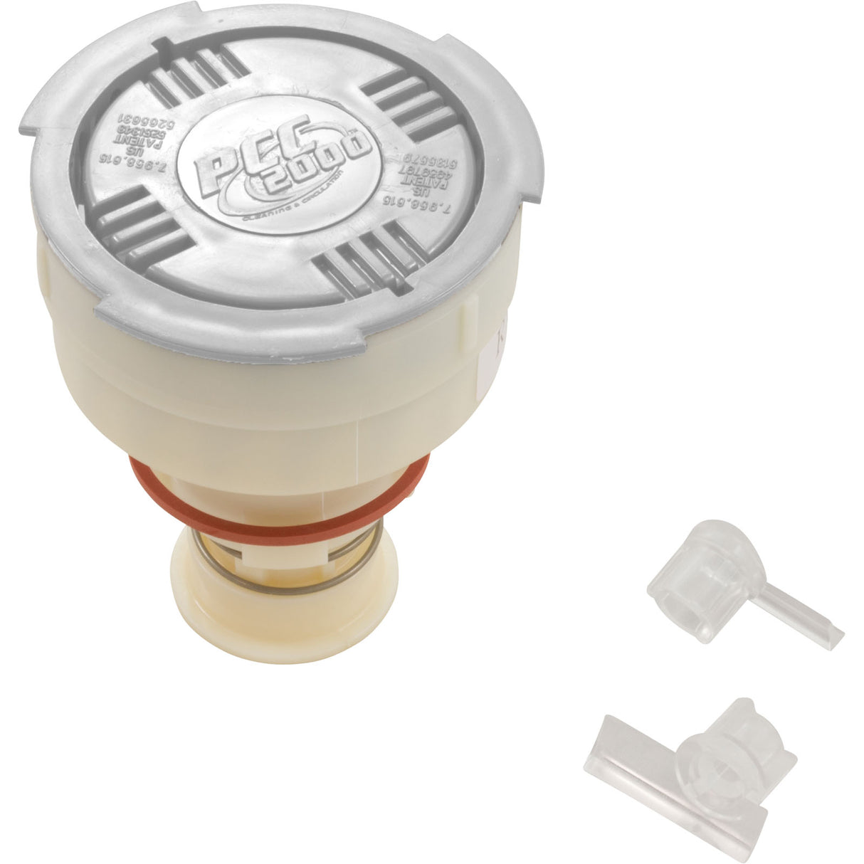 Cleaning Head, Paramount PCC2000, Rotating, White : 004-552-5020-01 - Paramount Leisure Industries - 004-552-5020-01 - PartsForSpas.com