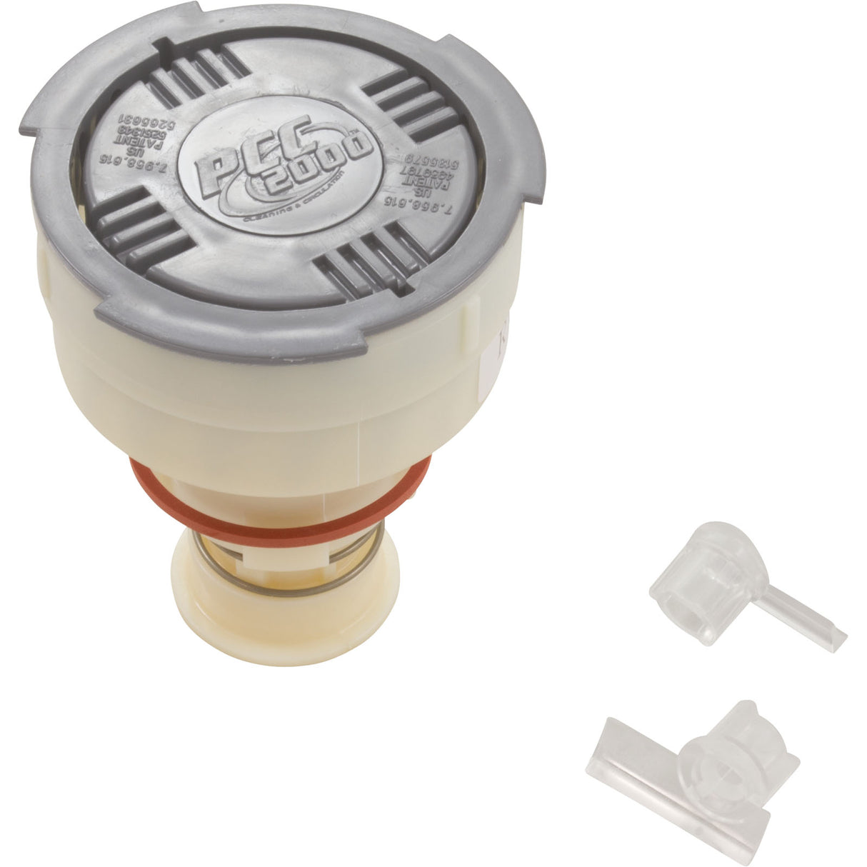 Cleaning Head, Paramount PCC2000, Rotating, Light Gray : 004-552-5020-08 - Paramount Leisure Industries - 004-552-5020-08 - PartsForSpas.com