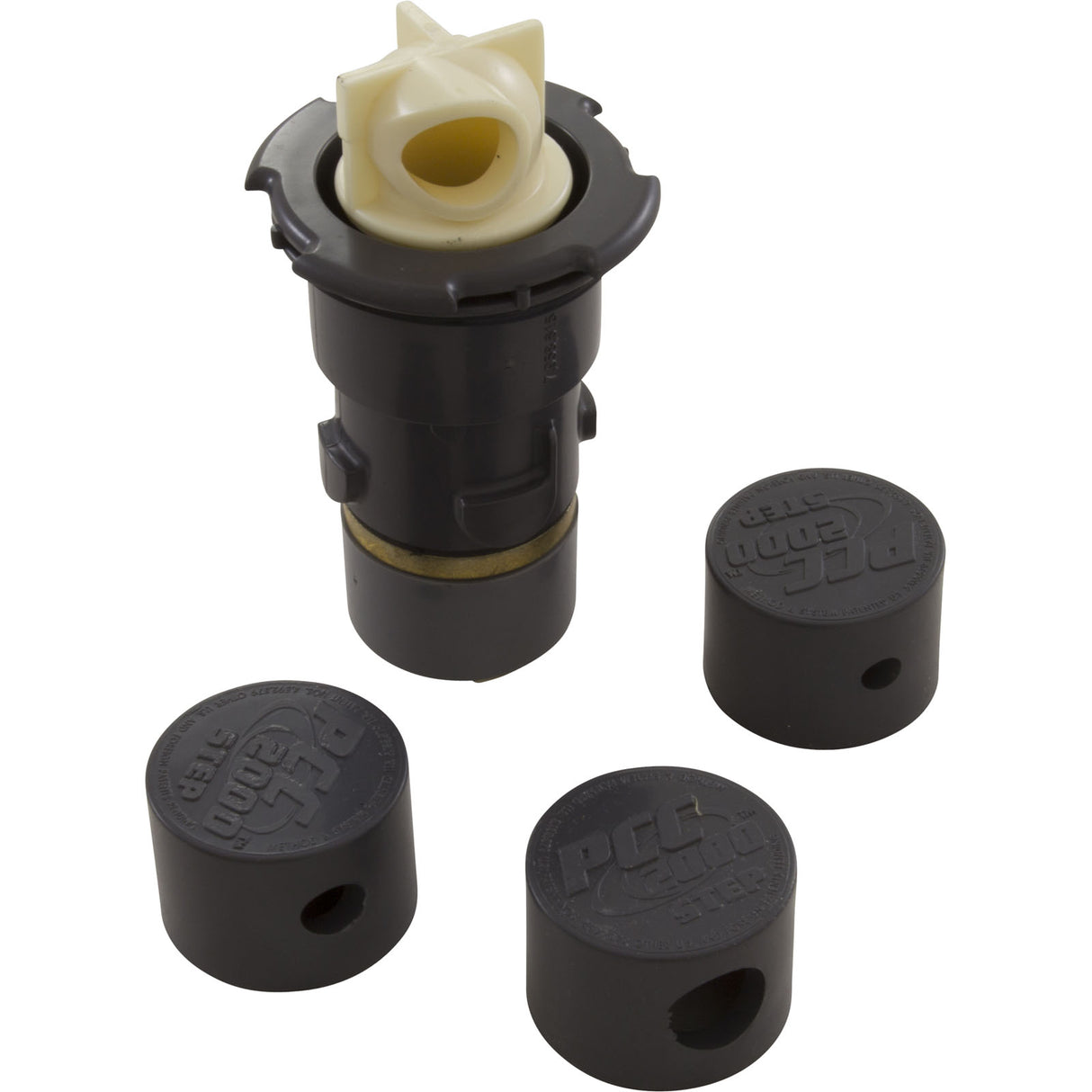 Cleaning Head, Paramount PCC 2000 Step Nozzle, Gray : 004-552-5032-02 - Paramount Leisure Industries - 004-552-5032-02 - PartsForSpas.com
