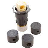 Cleaning Head, Paramount PV3, w/Caps, Gray : 004-627-5060-02 - Paramount Leisure Industries - 004-627-5060-02 - PartsForSpas.com