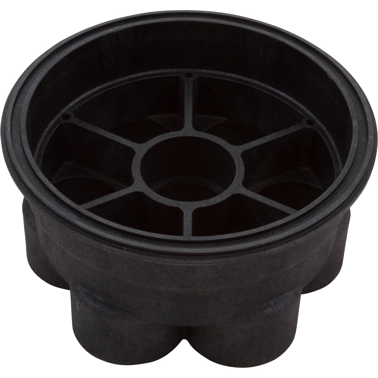 Base, Paramount Water Valve, 6 Port, 2" Black : 005-302-4032-03 - Paramount Leisure Industries - 005-302-4032-03 - PartsForSpas.com
