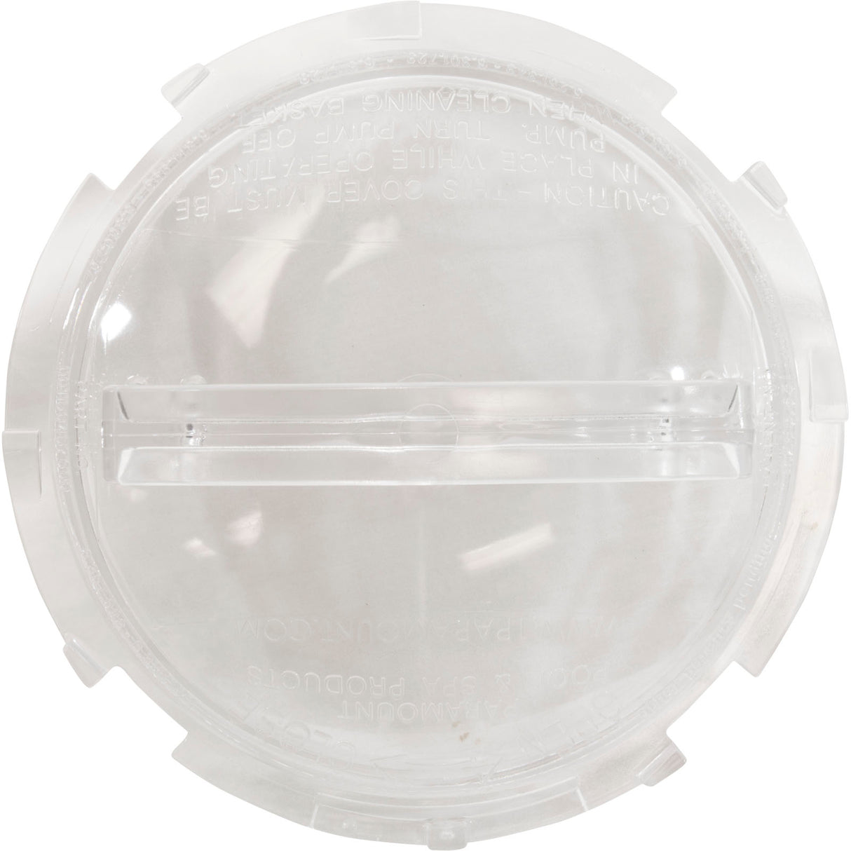 Lid, Paramount Leaf Canister, DDC, Clear : 005-152-4580-00 - Paramount Leisure Industries - 005-152-4580-00 - PartsForSpas.com