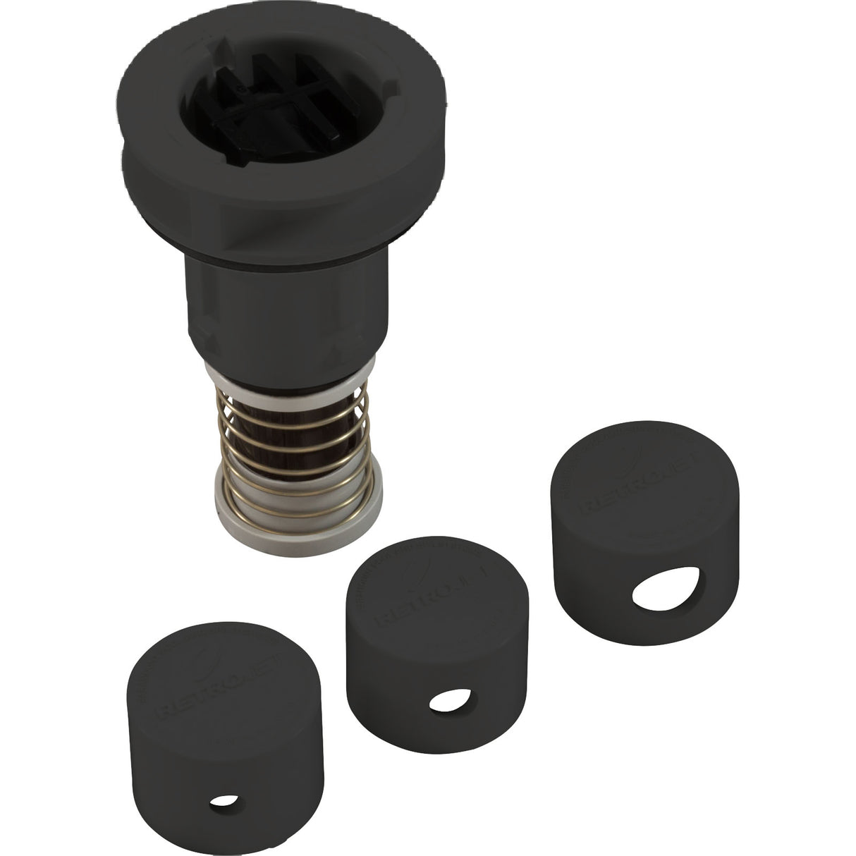Replacement Nozzle, Paramount Retro A&A Quick Clean 1, Black : 004-652-4955-03 - Paramount Leisure Industries - 004-652-4955-03 - PartsForSpas.com