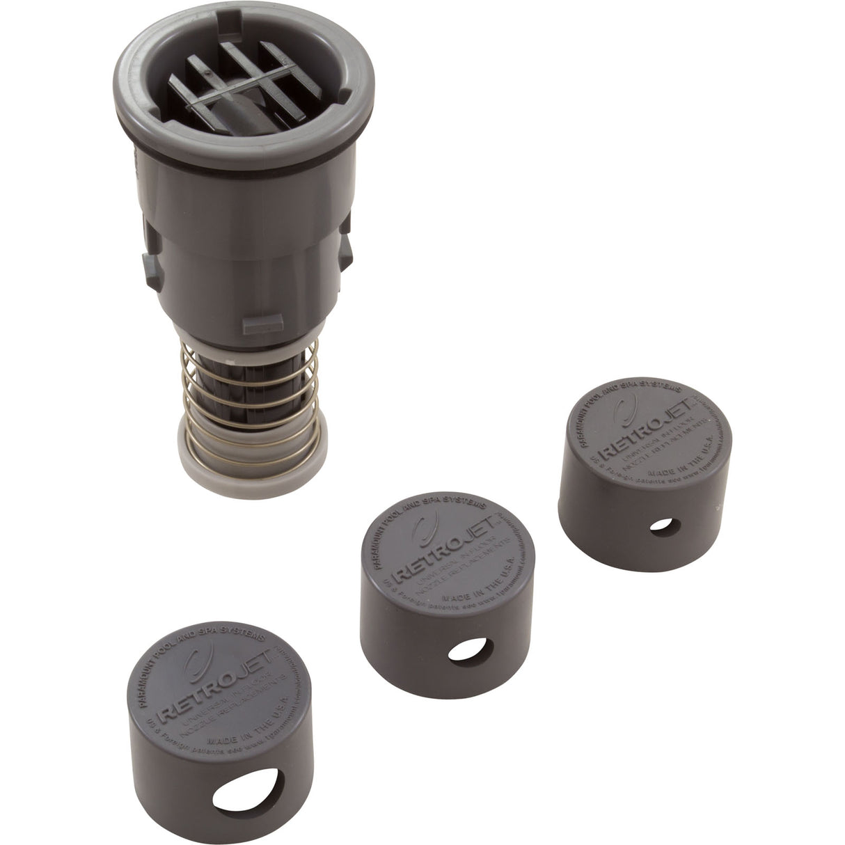 Replacement Nozzle, Paramount Retro A&A Quick Clean 2, Gray : 004-652-4956-10 - Paramount Leisure Industries - 004-652-4956-10 - PartsForSpas.com