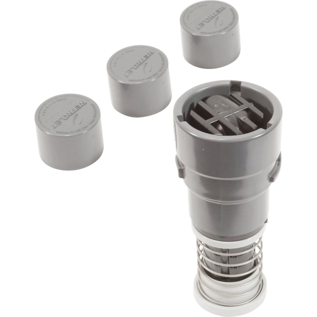 Replacement Nozzle, Paramount, Caretaker 99 Bayonet, Lt Gry : 004-652-4954-08 - Paramount Leisure Industries - 004-652-4954-08 - PartsForSpas.com