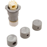 Replacement Nozzle, Paramount PV3, PopUp Head, lt gry, w/Caps : 004-627-5060-08 - Paramount Leisure Industries - 004-627-5060-08 - PartsForSpas.com