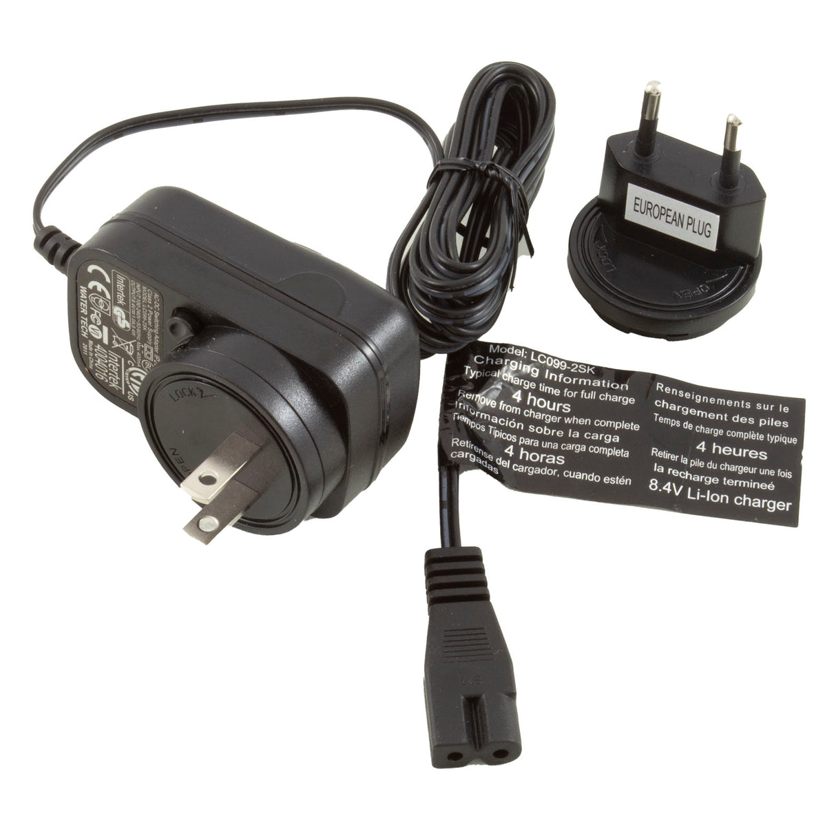 Sealed Motor Box, Water Tech Cleaners, 7.4v Li, w/Wall Charger : P20X003LIV2 - Water Tech Corp - P20X003LIV2 - PartsForSpas.com