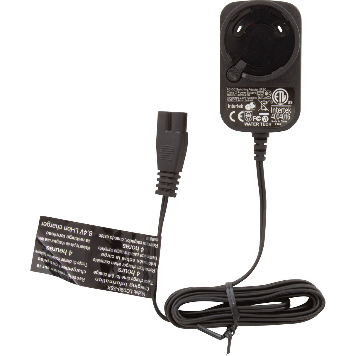 Wall Charger, Water Tech P20X003LIV2 : LC099-2SK - Water Tech - LC099-2SK - PartsForSpas.com