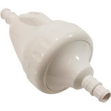 Backup Valve, Generic G52, White : 25563-052-000 - Custom Molded Products - 849640022702 - PartsForSpas.com