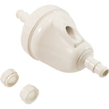 Backup Valve Body, Generic G54, Wht : 25563-052-054 - Custom Molded Products - 849640025987 - PartsForSpas.com