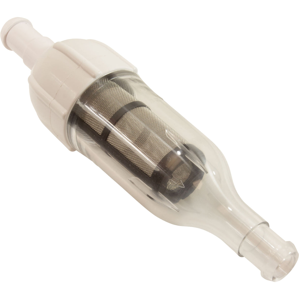 In-Line Filter Assy, White, Gen 48-080 : 25563-080-000 - Custom Molded Products - 849640026281 - PartsForSpas.com