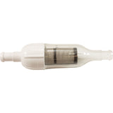 In-Line Filter Assy, White, Gen 48-080 : 25563-080-000 - Custom Molded Products - 849640026281 - PartsForSpas.com