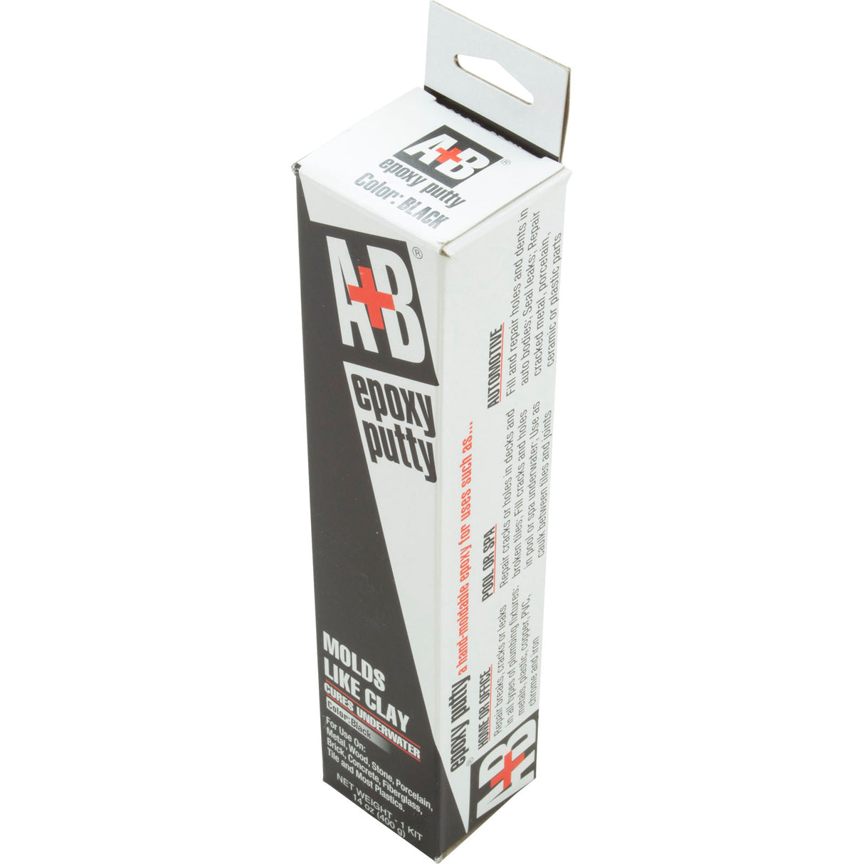 A+B Epoxy Putty, 14oz, Black : 9908K