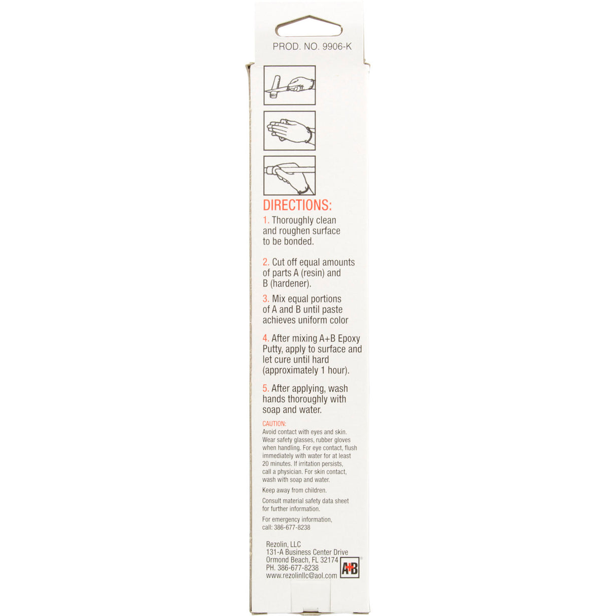A+B Epoxy Putty, 14oz, Black : 9908K