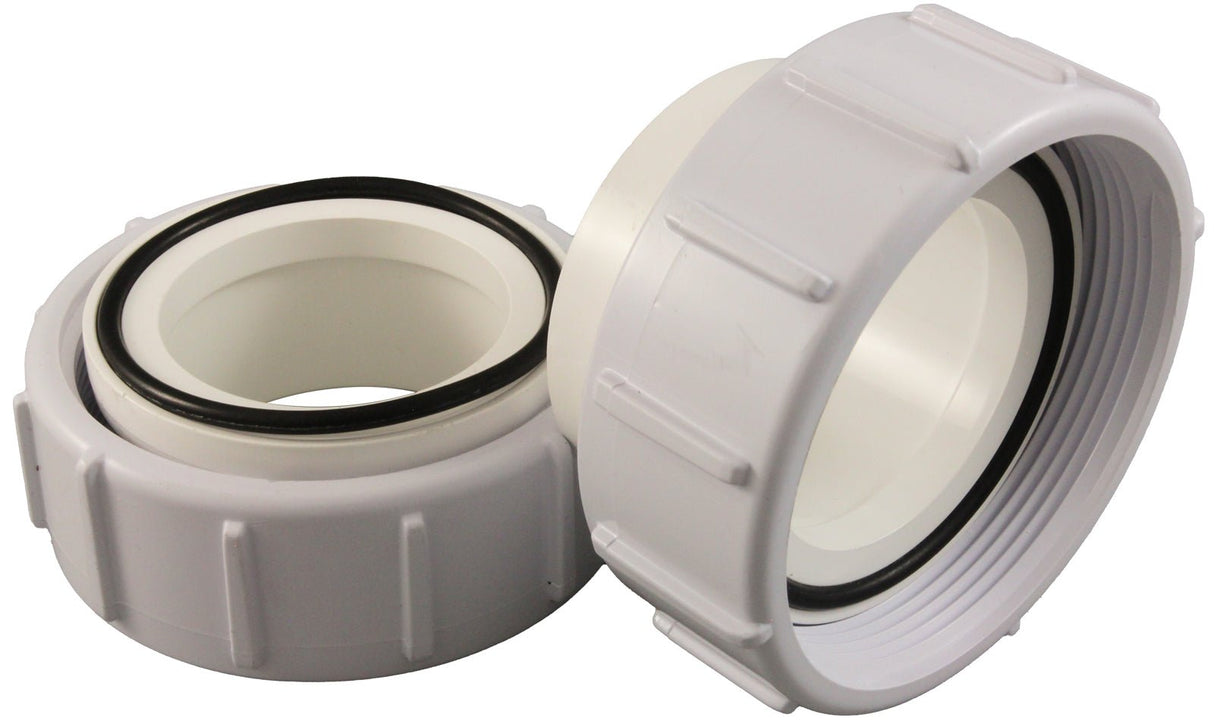Half Union Pkg, Qty 2, Pentair Pumps/Filters, 2"S x 2"FBT : 42001-0402Z - Pentair - 788379782115 - PartsForSpas.com
