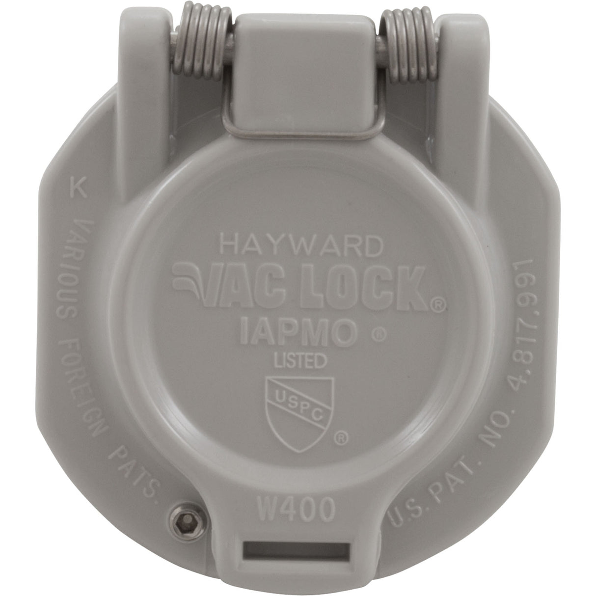 Wall Fitting, Hayward, Vac Lock Safety, Gray : W400BLGP