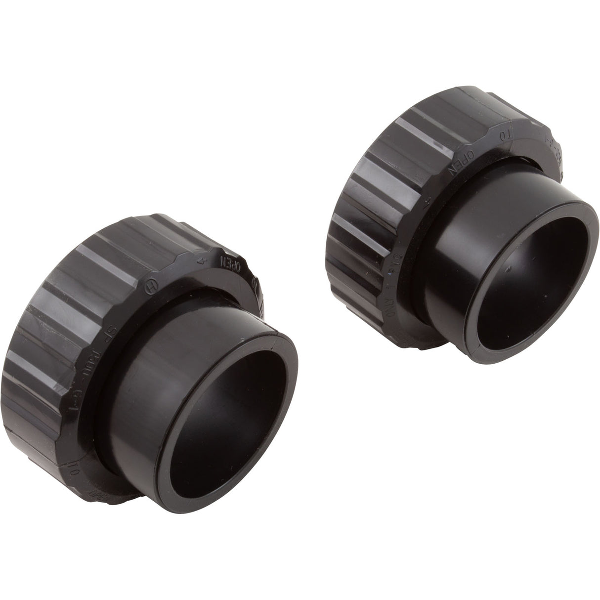 Union, 1-1/2" Slip x 2" Spigot, Flush, Quantity 2 : SP1500UNPAK2C - Hayward - 0610377050371 - PartsForSpas.com