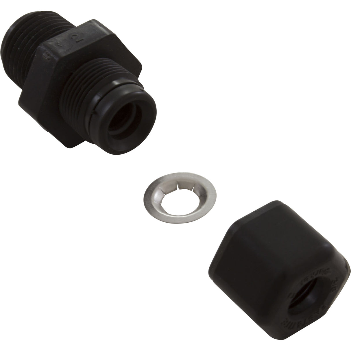 Tube Connecter, Aquasol Controllers, 1/2" MNPT x 3/8" Tube : F215