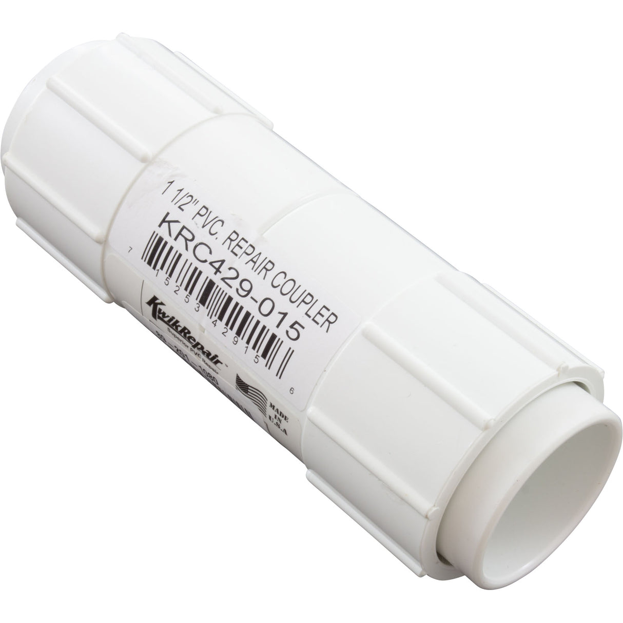 KwikRepair Coupling, Lass Ent, 1-1/2", Generic : KRC-1.5