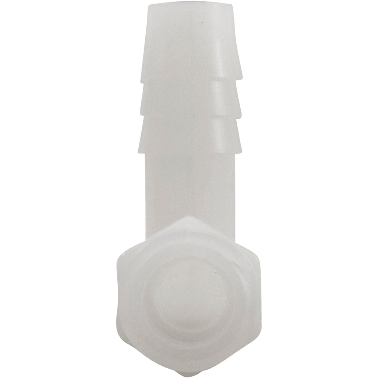 Barb Adapter, 3/8"b x 1/4"mpt, 90 Degree, Nylon : 63102