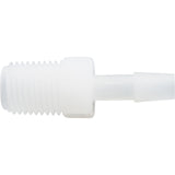 Barb Adapter, 1/4"b x 1/4"mpt, Kynar : 64833
