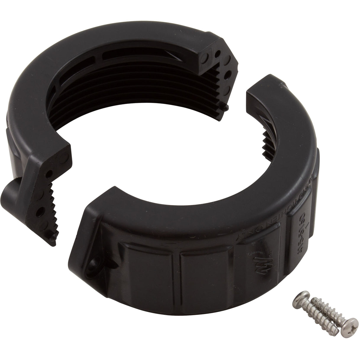 Split Nut, Waterway, 2", with Screws, Heater : 400-5161 - Waterway Plastics - 806105498083 - PartsForSpas.com