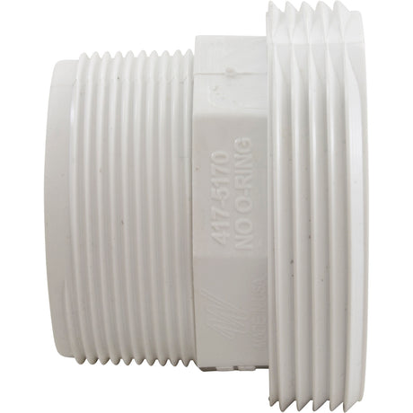 Tailpiece, 2"bt x 2"mpt, for Split Nut : 417-5140 - Waterway Plastics - 806105085757 - PartsForSpas.com