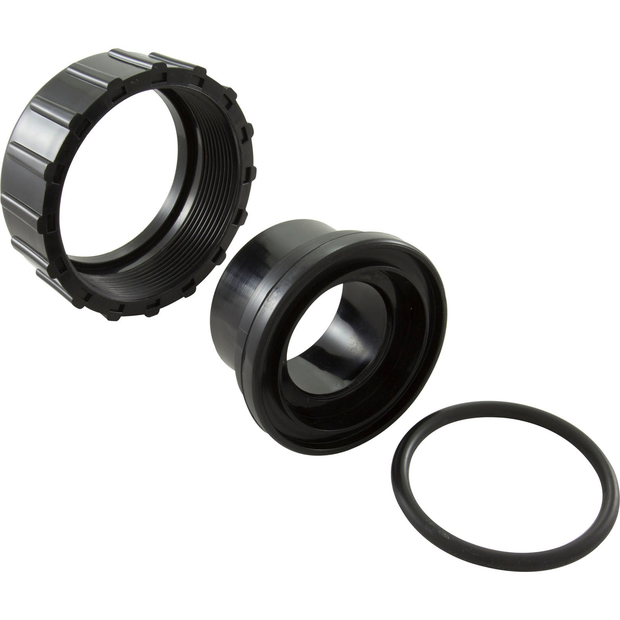 Half Union, 2", with O-Ring, 1-1/2" Slip, Trimline : 122257BLK