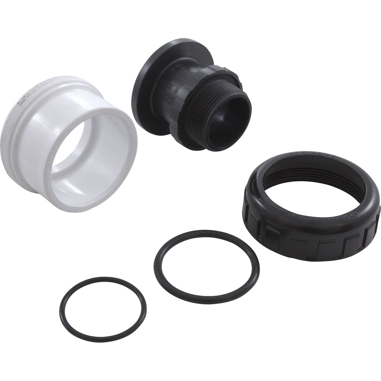 Adpt Union, Praher, Series 906, 1-1/2"mpt long x 2"s, w/O-Ring : 215-906 - Praher - 88553100026 - PartsForSpas.com