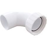 Pump Union, 2"s x 2"fbt, 90 degree Sweep : 400-5800 - Waterway Plastics - 806105082107 - PartsForSpas.com
