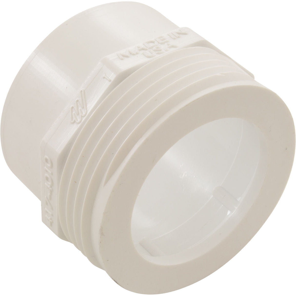 Tailpiece, Waterway, 1-1/2" Buttress Thread x 1-1/2" Slip : 417-4010 - Waterway Plastics - 806105085306 - PartsForSpas.com