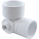 90 Elbow, 1-1/2"s x 1-1/2"spg x 3/8"fpt side, sch40 : 411-4070