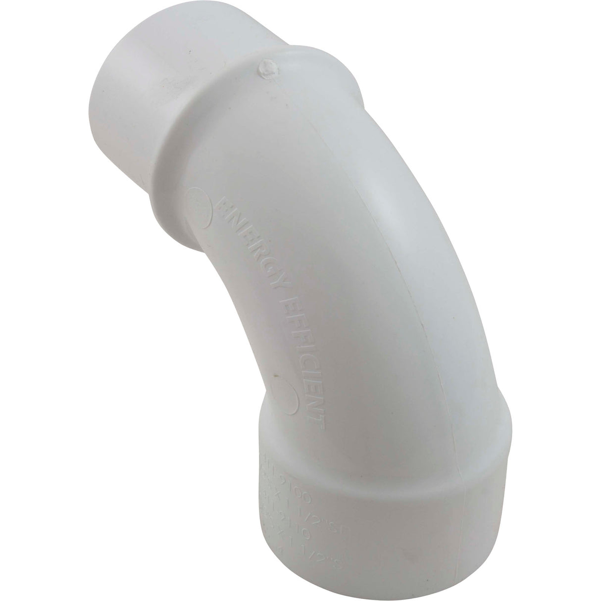 90 Elbow, Sweep, Waterway, 1-1/2" Slip x 1-1/2" Spigot : 411-9100