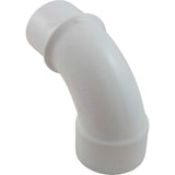 90 Elbow, Sweep, Waterway, 1-1/2" Slip x 1-1/2" Spigot : 411-9100