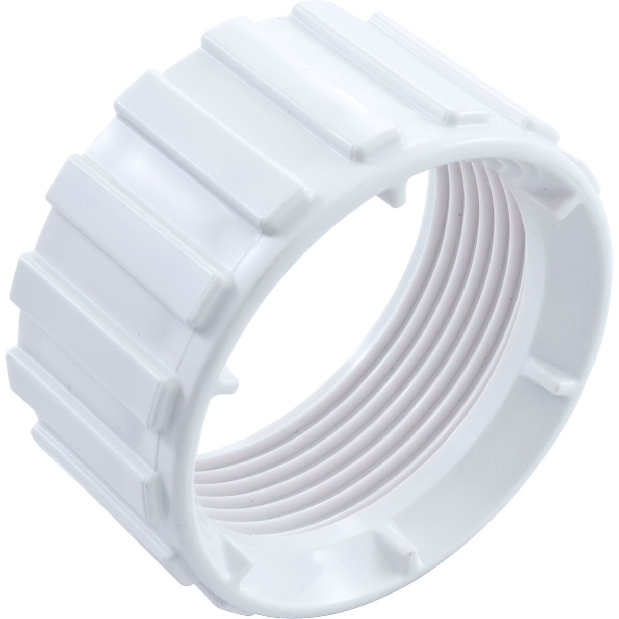 Union Nut, Waterway, 1-1/2", White : 415-4000 - Waterway Plastics - 806105084781 - PartsForSpas.com