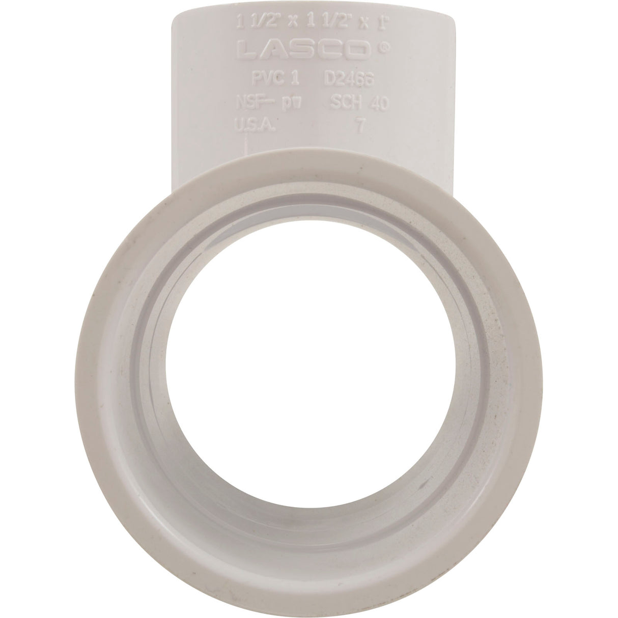 Tee, 1-1/2" Slip x 1-1/2" Slip x 1" Slip : 401-211